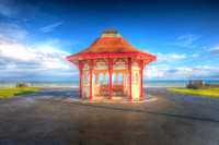 Victorian rain shelter on the Prom at Bexhill.